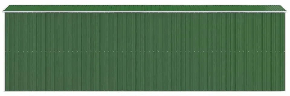 zöld horganyzott acél kerti fészer 192x689x223 cm