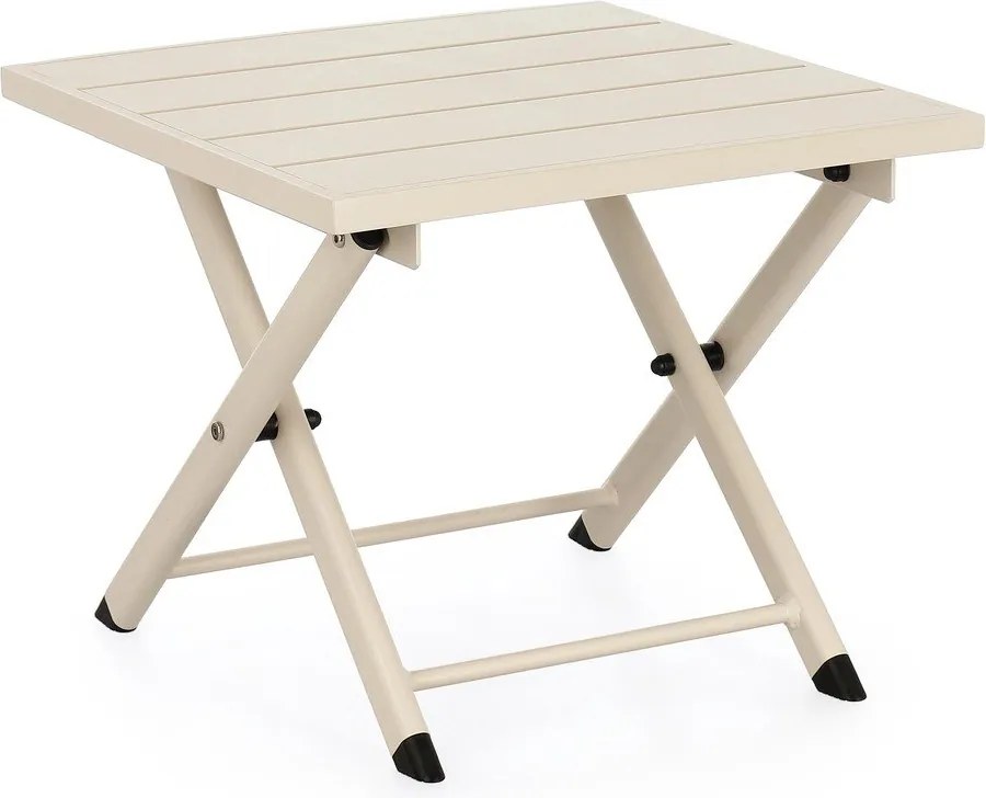 Alumínium kerti dohányzóasztal 43x44 cm Taylor – Bizzotto