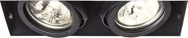 RENDL ELECTRA II černá 12V LED G53 2x15W