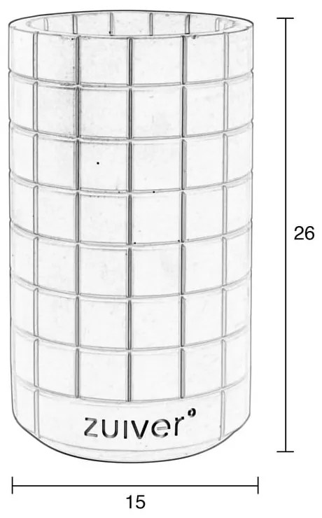 Világosszürke beton váza Fajen – Zuiver