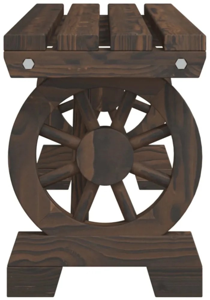 tömör fenyőfa kerti pad 115 cm