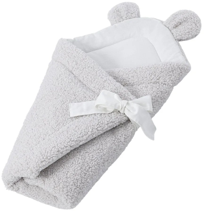 Elefántcsont színű sherpa babapólya 35x65 cm – Meowbaby