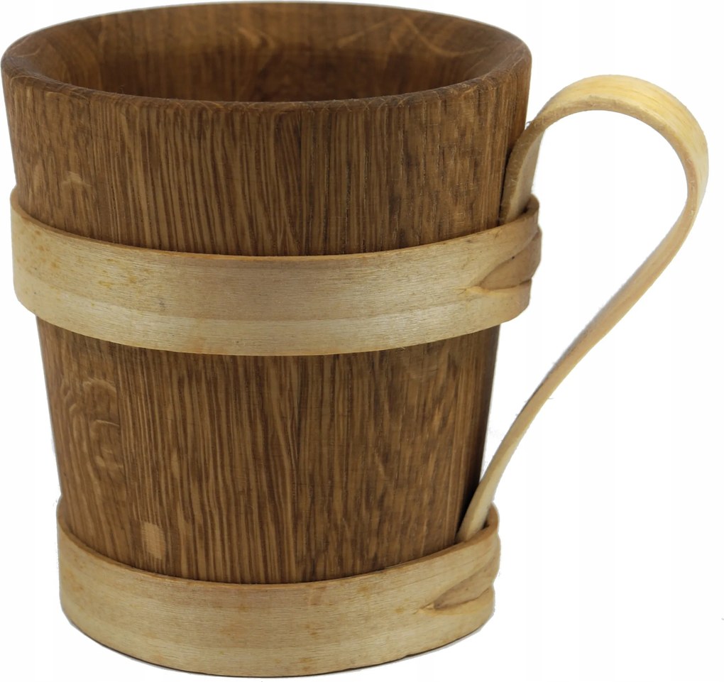 Tölgyfa bögre 0,5L széles sörhöz