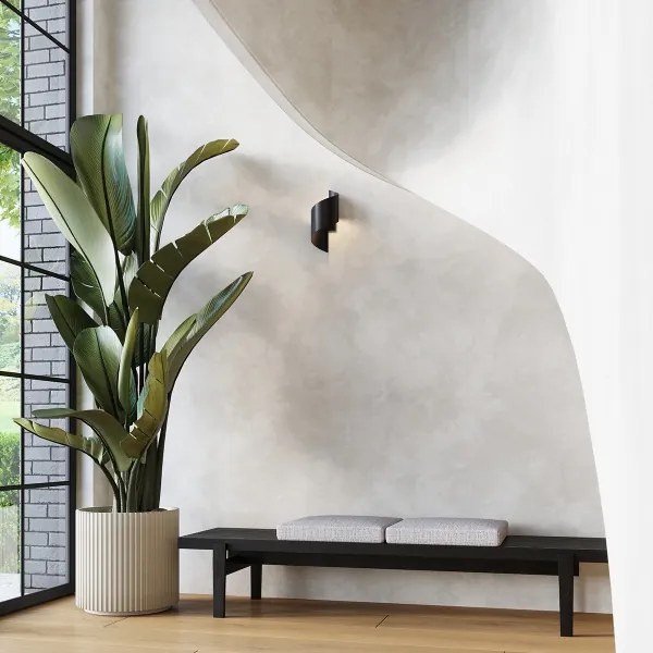 Sollux SL.1309 - Fali lámpa TALASSA 1xG9/8W/230V fekete