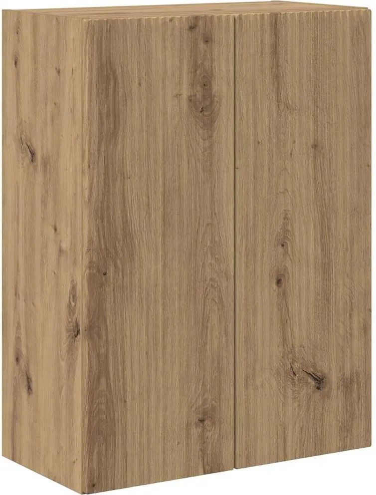 vidaXL TV Fali Szekrény Fehér 59,5 x 31 x 60 cm Faanyag