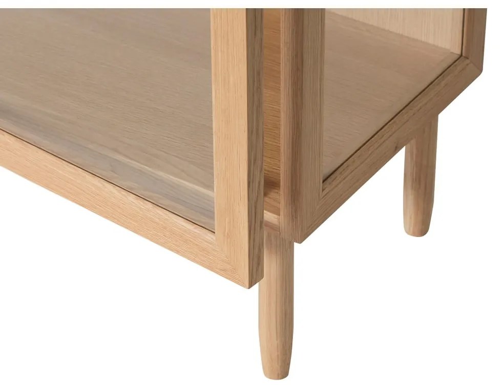 Natúr színű tölgyfa tálalószekrény 60x130 cm Kaiser – Hübsch