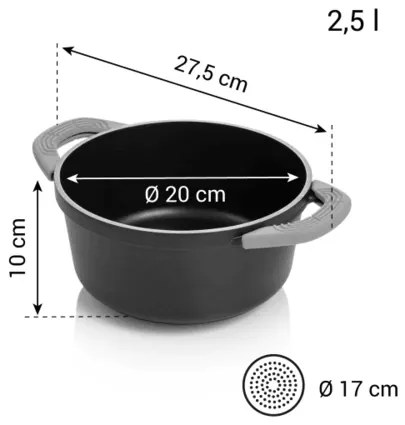 Tescoma SmartCLICK lábas 20 cm, 2,5 l