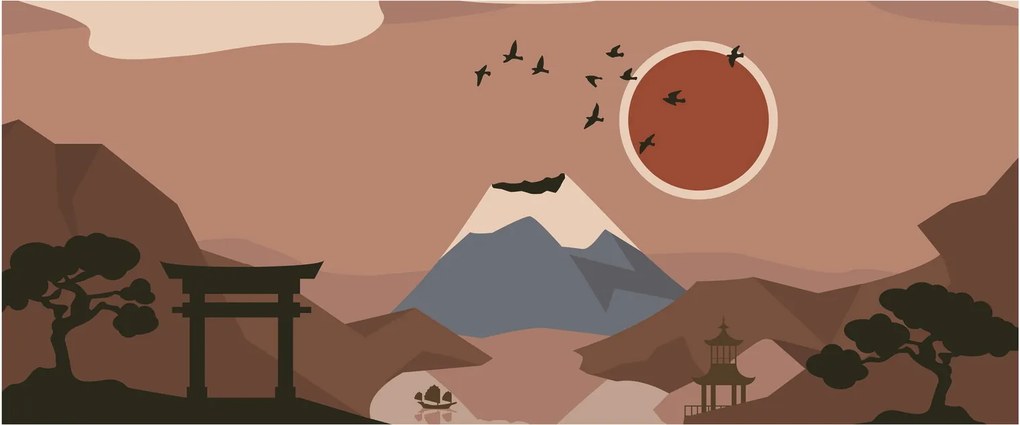 Kép - Japán N⁰1 (120x50 cm)