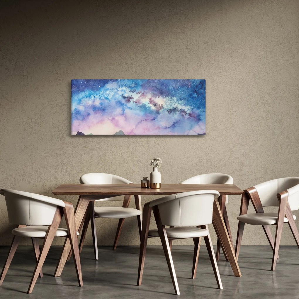 Kép - Milky Way, akvarell (120x50 cm)