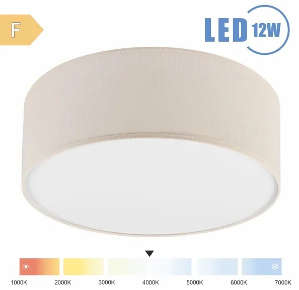 Brilagi - LED Mennyezeti lámpa SIRIJA LED/12W/230V átm. 35 cm krémes