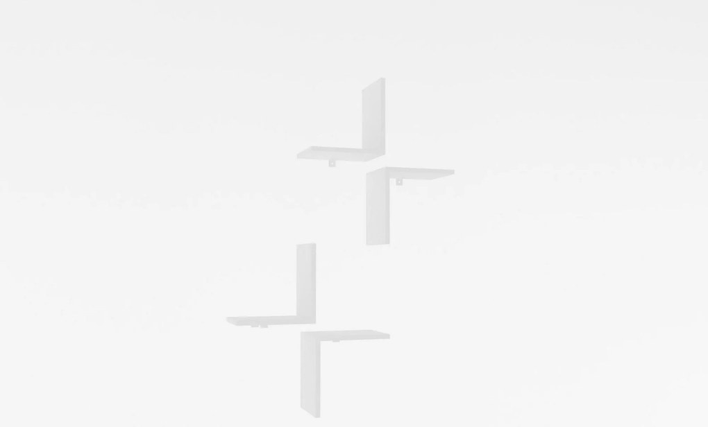 Fali polc Face - White