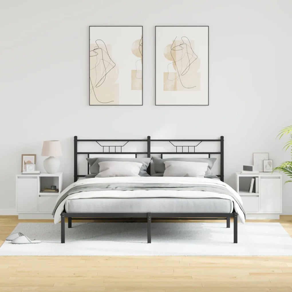 Éjjeli asztalok LED-del 2 db Fehér 50x34,5x50 cm
