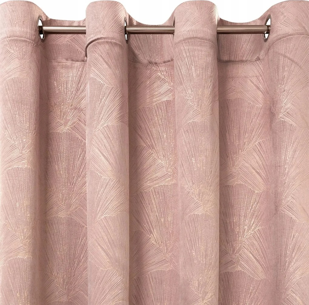 Kész Függöny 140x250 Bársony Fényes Eurofirany Nyomtatás