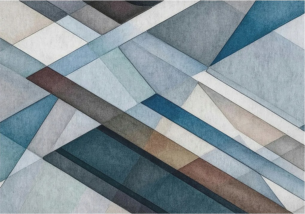 Fali fotótapéta Étkezőbe Absztrakt geometria 312x219