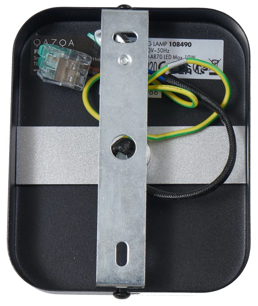 Design mennyezeti spotlámpa fekete GU10 70mm forgatható és dőnthető - Vo