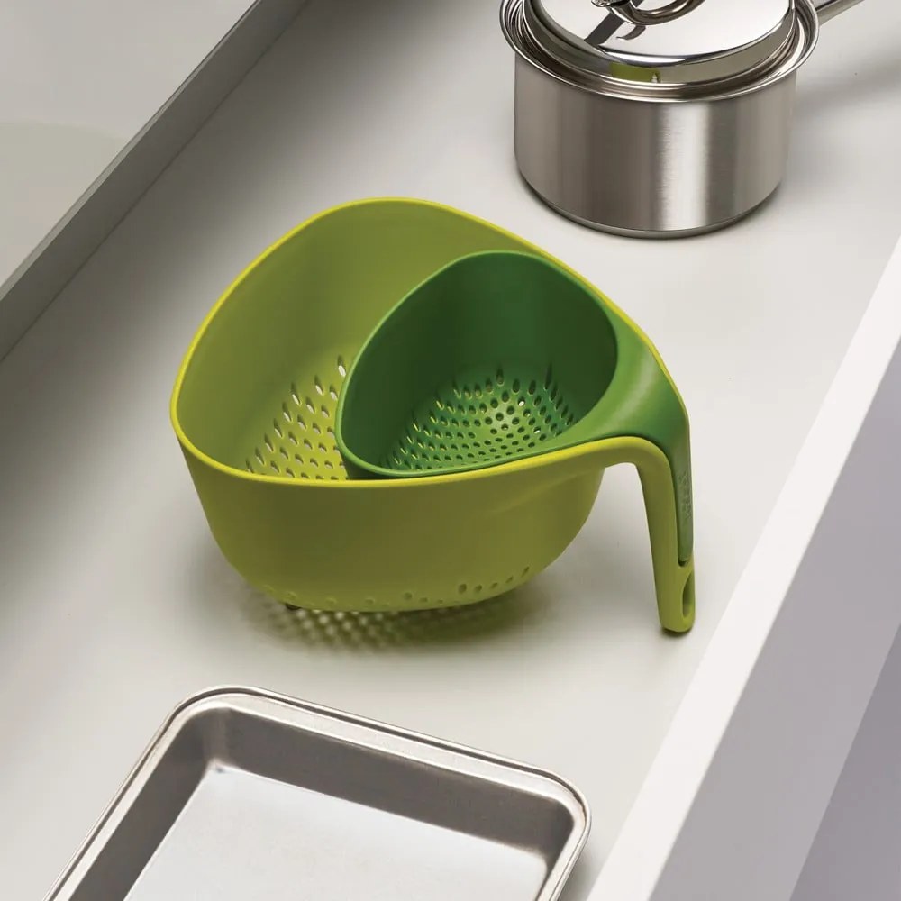 Colanders kompakt szürke tésztaszűrő - Joseph Joseph