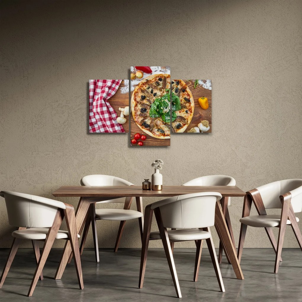 Pizza képe (90x60 cm)