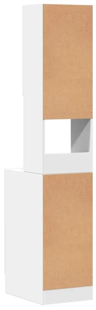 fehér szerelt fa konyhaszekrény 35 x 50 x 180 cm