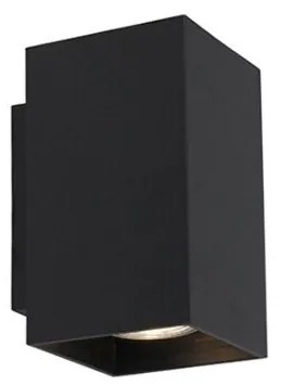 Modern okos fali lámpa fekete, 2 WiFi GU10-zel - Sandy