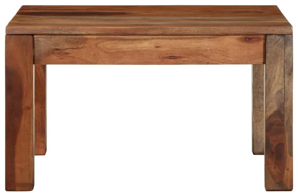 vidaXL dohányzóasztal 60x60x35 cm tömör fa akácfa