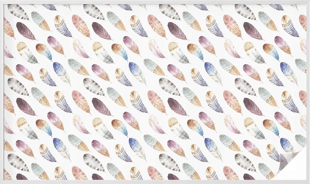 Furnér Ablakfólia Szélvédőre Adatvédelem Boho tollak 200x116 cm