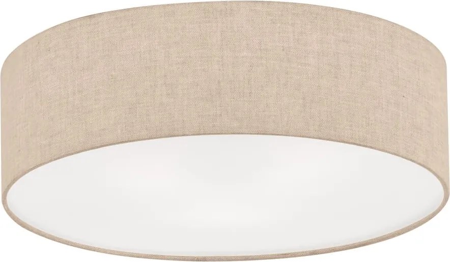 Bézs mennyezeti lámpa textil búrával ø 60 cm Thor – Fischer &amp; Honsel