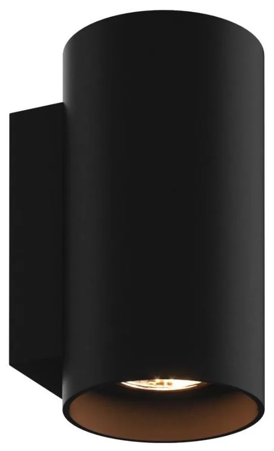 Zuma Line 92696-N - Fali lámpa SANDY WL 2xGU10/50W/230V fekete