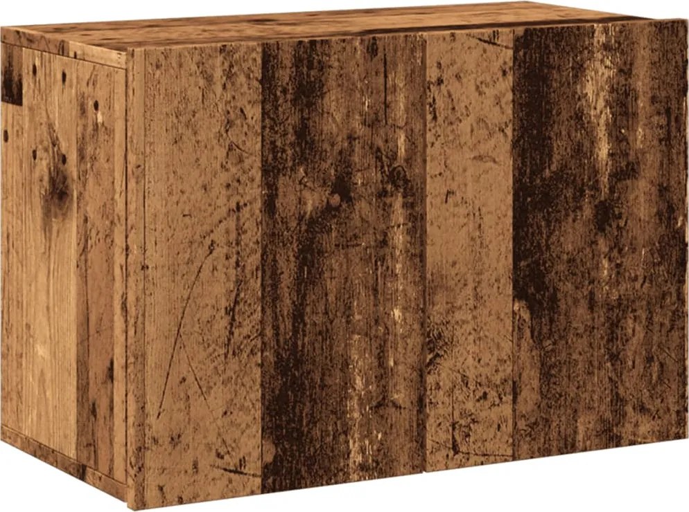 vidaXL antik fa színű falra szerelhető TV-szekrény 60 x 30 x 41 cm