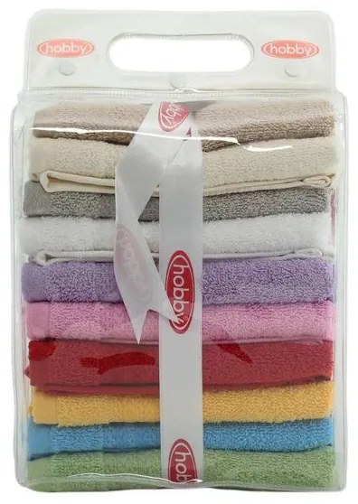 Törölközőkészlet 10 db-os Rainbow 30x50cm, több színben