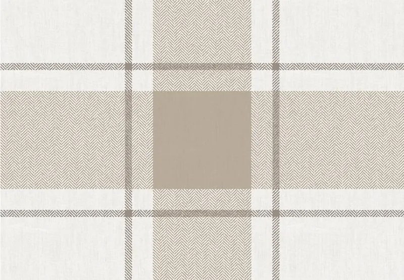 Parato Cristiana Masi Top Stripes Block bézs-szürke kockás vlies tapéta – 38401