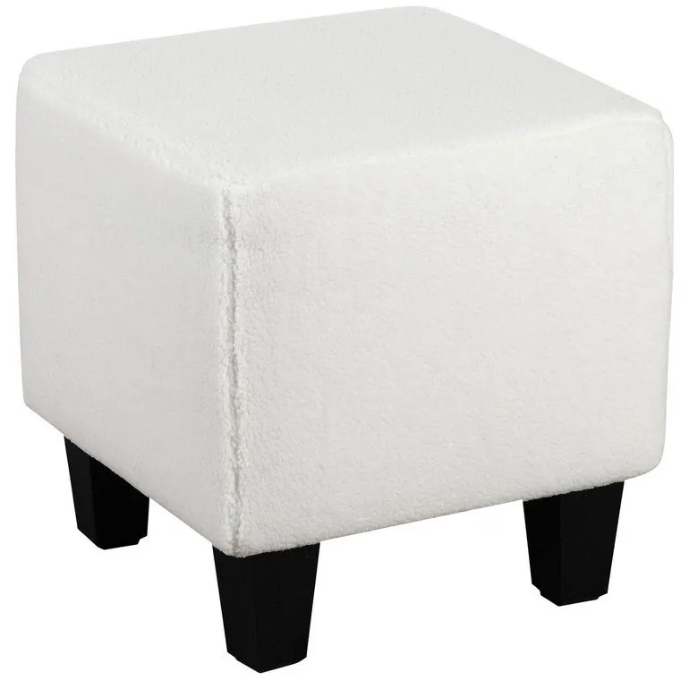 Fehér bársony füles fotel Zhili - Støraa