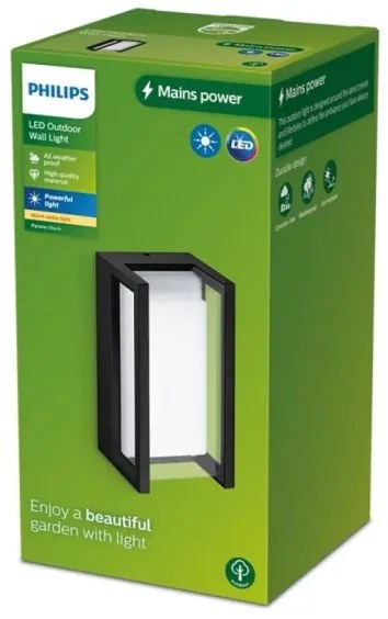 Philips - LED Kültéri fali lámpa PYRONA LED/12W/230V IP44