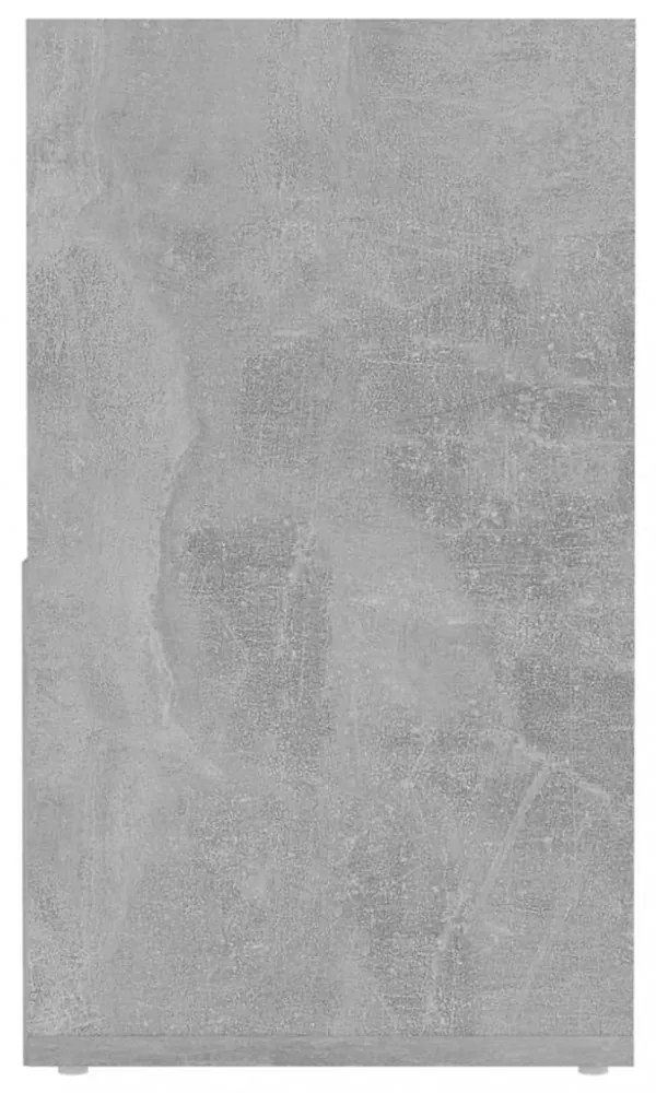 betonszürke szerelt fa TV-szekrény 149 x 30 x 52 cm