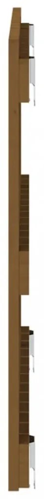 mézbarna tömör fenyőfa fali fejtámla 82,5 x 3 x 60 cm