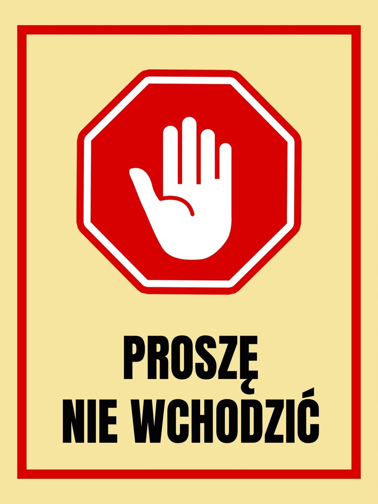 Fém poszter információs információ Kérjük Ne Lépjen Be