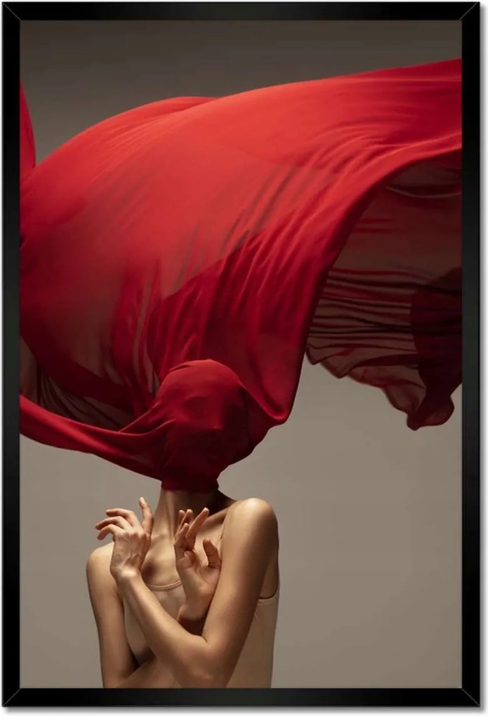 Poszterek keretben 40x60 Piros