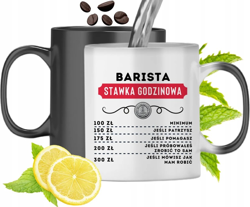 Barista Varázslatos Bögre Születésnapra Ajándék Nyomtatott Fotóval