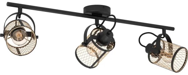 Eglo 43533 - Mennyezeti spotlámpa DELLOW 3xE27/40W/230V