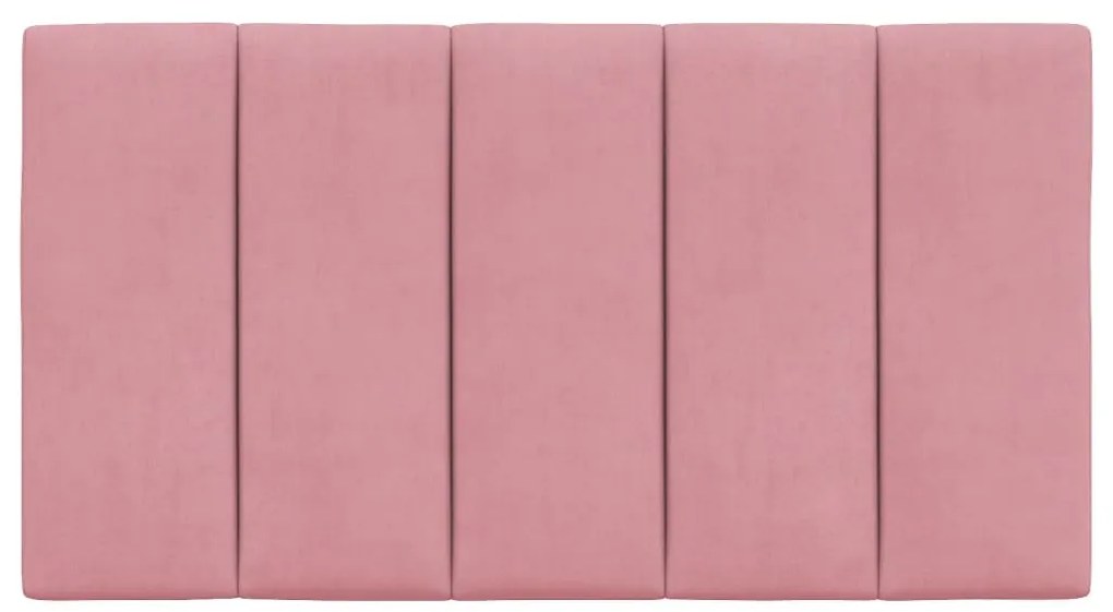 rózsaszín bársony fejtámla párna Hanko 80 cm