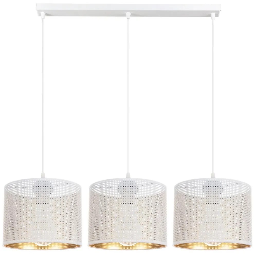 Csillár zsinóron ALDO 3xE27/60W/230V fehér