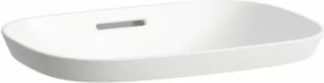 Laufen Ino süllyesztett mosdó 50x36,5 cm fehér színben fényes felülettel csaptelep nyílás nélkül H8173020001091