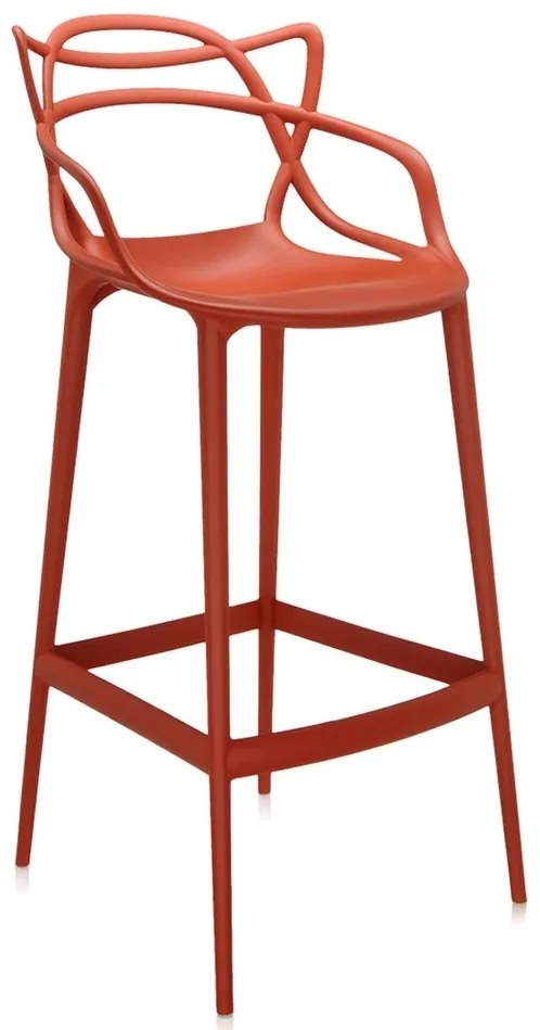 Masters bárszék, 75 cm magas, több szénben - Kartell szín: rozsdás narancs