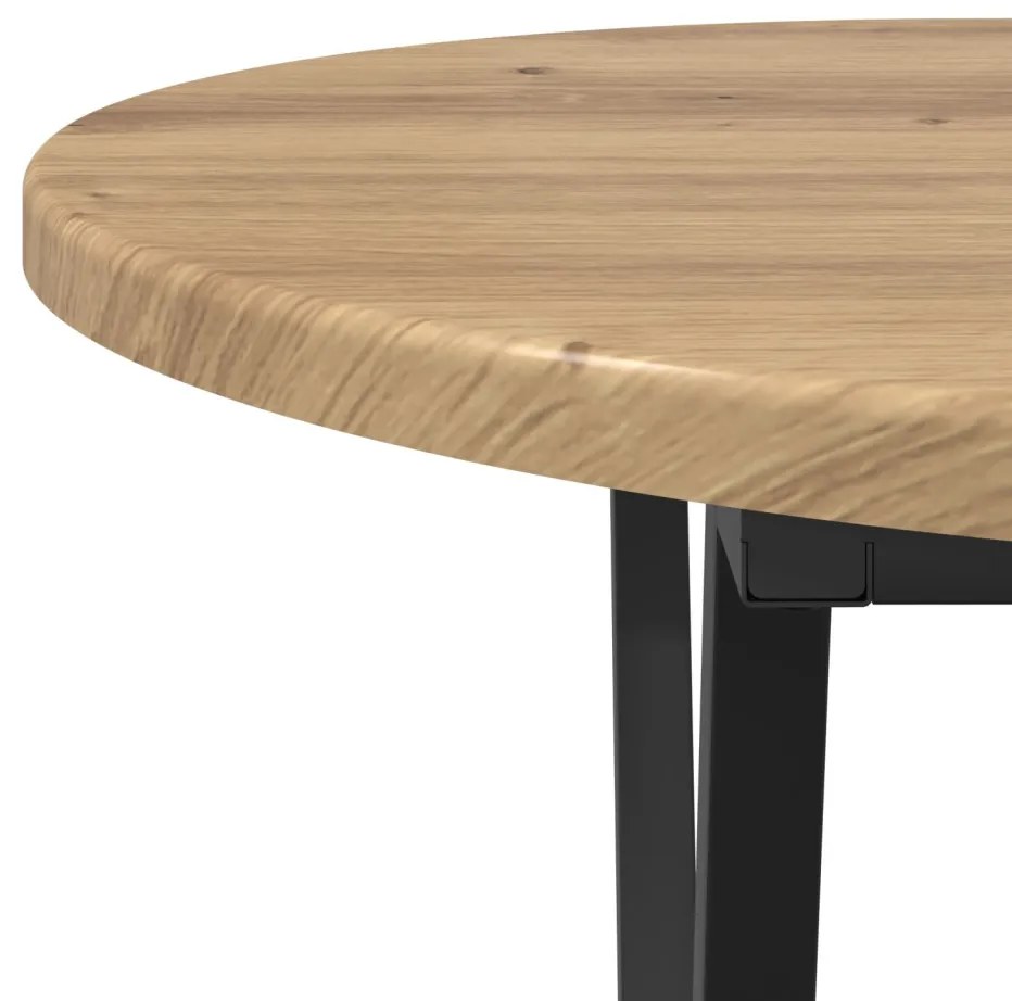 Kávézóasztal Mesteri Tölgy 80x40x40,5 cm Műanyag és Fém