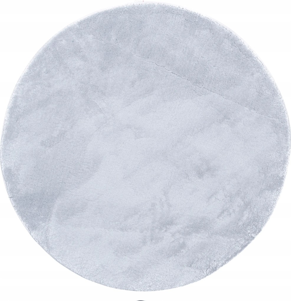Modern Szőnyeg Puha Kerek Szürke 80x80