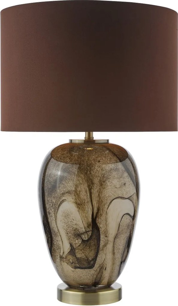 Dar Lighting glamour modern asztali lámpa egas barna darega4229