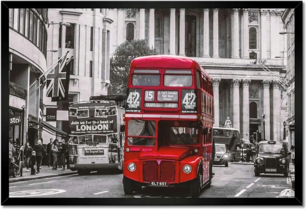 Poszterek keretben 60x40 London Egyesült Királyság Uk