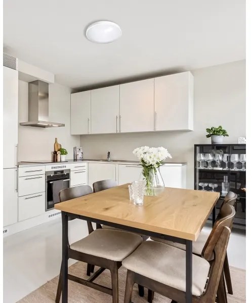 LED Fürdőszobai mennyezeti lámpa CIRCLE LED/18W/230V 4000K átm. 30 cm IP44 fehér