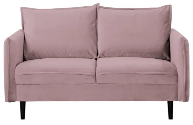 Levendula színű bársony kanapé 138 cm Juli – Ropez