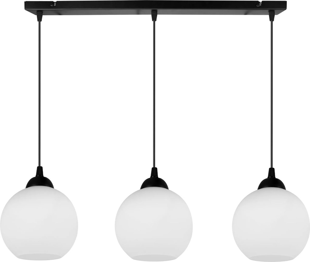 Mennyezeti Lámpa Lógó Csillár Hármas Díszléc Fém Üveg Lámpabúra