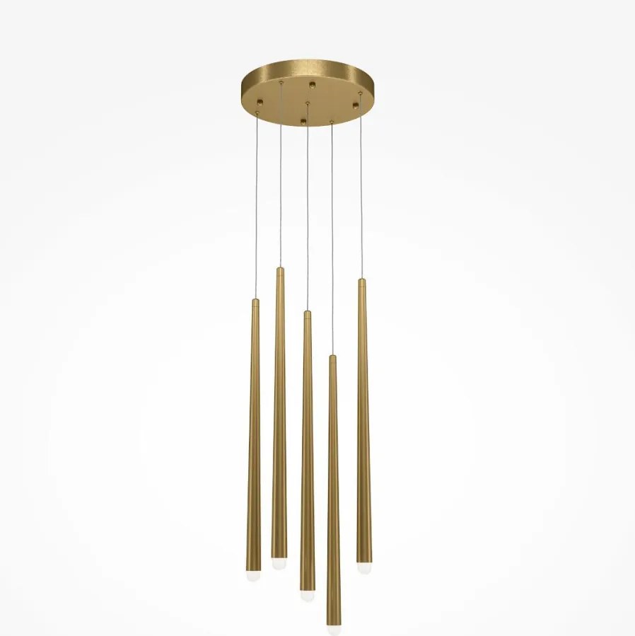 MAYTONI MOD132PL-L36BSK2 CASCADE Hengeres Függesztett Lámpa Sárgaréz LED IP20